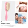 WOONEKY Newborn Hair Brush Bath Brush for Baby Portable Bathing Scrubber for Baby Gentle view 4