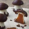 Cluizel Champignon Chocolate Mushrooms, 7 Count, Caramel and Nougatine Filled view 2