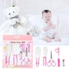 6pcs Baby Grooming Kit, Baby Nail Clipper Scissors Hair Brush Comb Manicure Care Kit Baby Shower Registry Gift for Baby Care Keep and Clean Daily Use (Redness) view 2