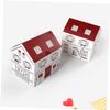 FOMIYES 10pcs House Shape Candy Boxes Creative Party Favors for Weddings and Birthdays Festive Gift Containers for Treats and Candies for Celebrations and Events view 2