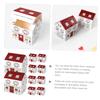 FOMIYES 10pcs House Shape Candy Boxes Creative Party Favors for Weddings and Birthdays Festive Gift Containers for Treats and Candies for Celebrations and Events view 3