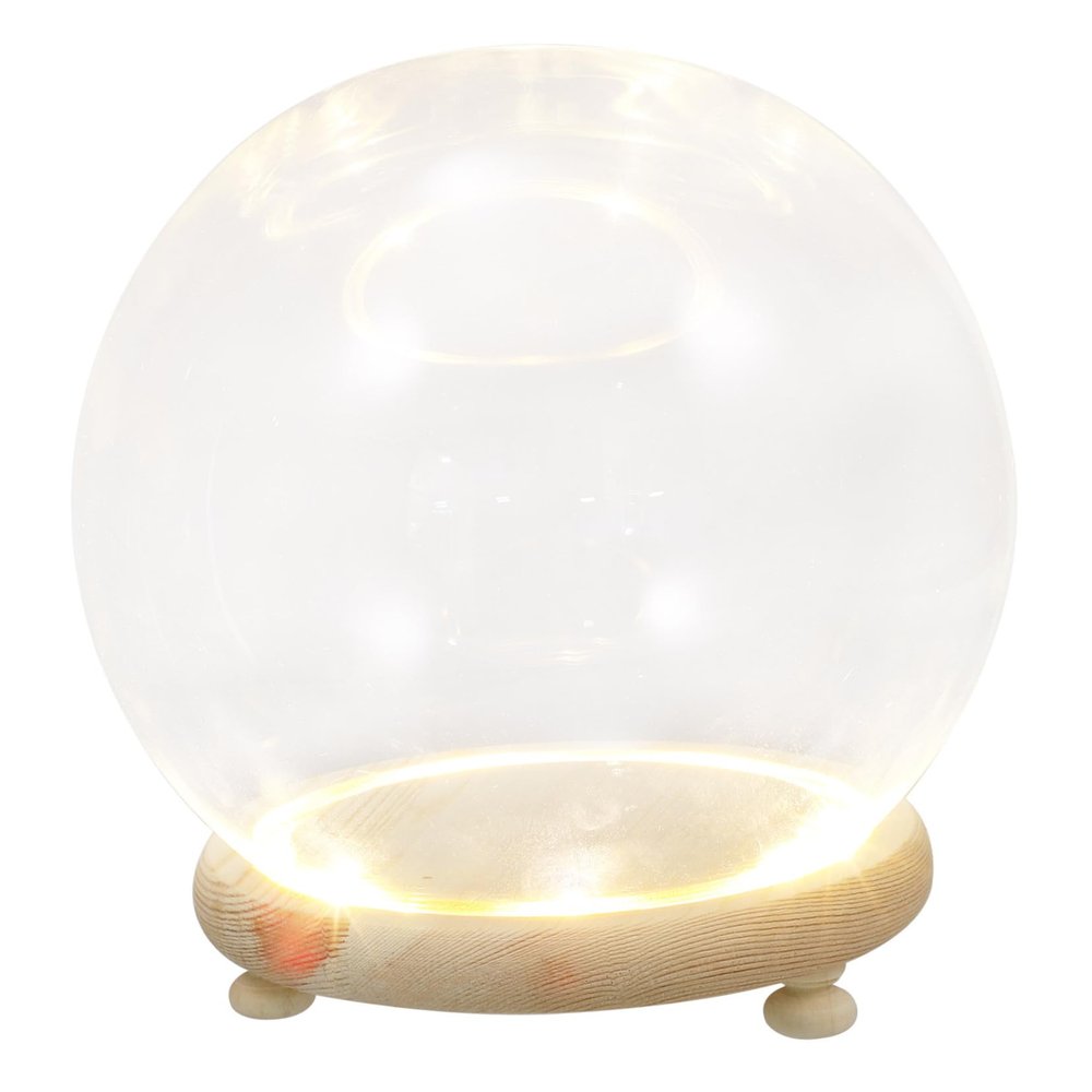 HOOTNEE Bohemian Decor Glass Cover Ornaments Garden Cloche Dome Preserved Flower Glass Cover