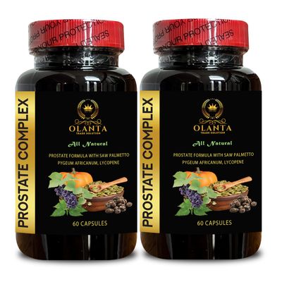 OLANTA TRADE SOLUTION Prostate Supplements for Men - Nutritional Support for Prostate, Urinary and Prostate Health, Prostate Healthy Vitamins, Nettle Extract Prostate - 2 Bottles 120 Capsules