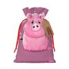 JIPOFD Red Pig Christmas Drawstring Pouch Robust 8.3x11.8in Suitable For Party Gifts And Gift Packaging 1pcs view 1