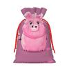 JIPOFD Red Pig Christmas Drawstring Pouch Robust 8.3x11.8in Suitable For Party Gifts And Gift Packaging 1pcs view 2