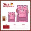 JIPOFD Red Pig Christmas Drawstring Pouch Robust 8.3x11.8in Suitable For Party Gifts And Gift Packaging 1pcs view 4