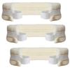 3 Piece Tracheostomy Tube Holder Adjustable Tracheotomy Intubation Securement Tape Tracheotomy Securemen,Reusable Tracheotomy Tie for Post Neck Surgery (Rice-White) view 1