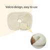 3PCS Trach Pads, Reusable Trach Tube Covers, Tracheostomy Dressing Pads Tracheostomy Tube Holder Pad, Tracheostomy Trach Tube Supplies, Trach Pads for Adaptive Surgical Tracheostomy Pad (Rice-White) view 3