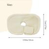 3PCS Trach Pads, Reusable Trach Tube Covers, Tracheostomy Dressing Pads Tracheostomy Tube Holder Pad, Tracheostomy Trach Tube Supplies, Trach Pads for Adaptive Surgical Tracheostomy Pad (Rice-White) view 4