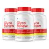 (3 Pack) Glyco Renew Blood Support Supplement - GlycoRenew Pills Original Formula Glycogen Clean Advanced Extra Strength, Glycol Renewal Capsules Renewed Natural Ingredients (180 Capsules) view 1