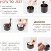 YUYUEMI Refillable VertuoLine Coffee Pod Kit, Reusable Powder Filler with Aluminum Foil Seals, Black Capsule Kit view 3
