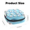 Baseball Ball Background Sanitary Napkin Storage Bag, Portable Menstrual Pad Bag for Teen Girls Tampons Sanitary Pads for Women Ladies view 2