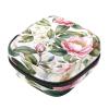 Pink Flowers with Leaves Cosmetic Bags for Women - Cosmetic Bag Women Handbags Purses Makeup Organizer Storage Makeup Bag Girls Pencil Case Bags view 1