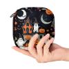 Cute Vector Set with Halloween Illustrations 2_120 Sanitary Napkin Storage Bag, Portable Menstrual Pad Bag for Teen Girls Tampons Sanitary Pads for Women Ladies view 4