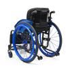 WheelchairLightweightSelf PropelledFoldablePortableAll Terrainfor Physically Impaired, Handicapped and Elderly(Blue,Seat Width 38cm) view 3