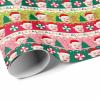 Customized Gift Wrapping Paper Roll with Photo, Custom Face Merry Christmas and Happy New Year Gift Wrapping Paper Roll with Printed Face for Mom Dad Grandma Grandpa Birthday Wedding 2 Rolls view 4