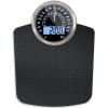 Adamson Hybrid 2-in-1 Analog & Digital Weighing Scale for Body Weight up to 400lbs - Thick Tempered Glass - Extra Large Display - Easy to Read Digital Bathroom Scale - New Version - Black Matrix view 1