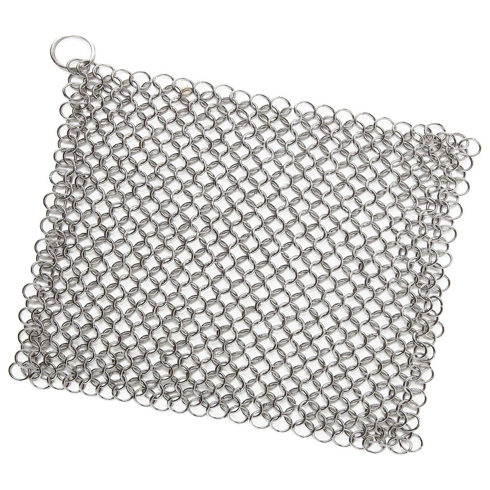 Fxzqgnh Tough Cast Iron Cleaner - Stainless Steel for Small Kitchenware, Small