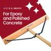 1-Pack - 36" Soft/Fine Sweep Indoor Push Broom with 60" Handle. Ideal for Epoxy & Polished Floors. Durable American Made Steel Brackets-All Stainless Steel Hardware. No Plastic. 100% USA Made view 2