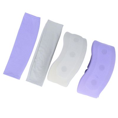 ANGGREK Cervical Collar Neck Brace, 360 Degree Encircling Neck Brace Soft Relieve Discomfort Smooth Ice Silk Fabric Breathable with 5 Hole for Travel
