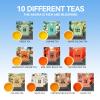 BEI CAI Tea Bags Sampler Assortment Box (50 Count) 10 Different Flavors,Perfect Variety Individually Wrapped Tea Bag,Perfect for Hotels, Offices, Food Service Gift Set &Sampler Variety Pack view 2