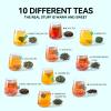 BEI CAI Tea Bags Sampler Assortment Box (50 Count) 10 Different Flavors,Perfect Variety Individually Wrapped Tea Bag,Perfect for Hotels, Offices, Food Service Gift Set &Sampler Variety Pack view 3
