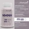 LongLifeNutri NMNH 300mg (Dihydronicotinamide Mononucleotide) - 120 Vegan Capsules, 2-Month Supply, NMN Alternative, NAD Supplement for Energy & Longevity, Lab Tested, Made in USA view 2