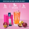 Bare Bones Passion Fruit Elevated Drink Mix | Light & Flavorful | Gluten-Free & Naturally Sweetened | On-the-Go Stick Single-Serve Packs Powdered Refreshment | 5g Protein | 16 Packets (.60 oz) view 4