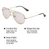 CADDIS Mabuhay Reading Glasses - Matte Gold Charcoal - 2.25 view 2