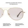 CADDIS Mabuhay Reading Glasses - Matte Gold Charcoal - 2.25 view 3