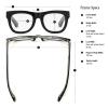 CADDIS D28 Reading Glasses - Gloss Black and Vodka - 2.25 view 4