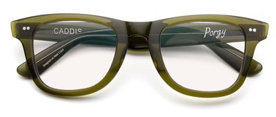 CADDIS Porgy Backstage Reading Glasses - Heritage Green - 0