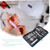 HAPINARY 26pcs Professional Manicure Kit Large Nail Clippers Straight Nail Clipper Files for Women Men view 3