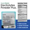 PowderVitamin Electrolytes Powder Plus (20 Servings) Unflavored Electrolyte Powder Keto, Sugar Free, Pink Himalayan Salt.,1000mg Potassium,150mg Calcium,150mg Magnesium, Hydration Powder NO STEVIA view 2