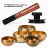 SECFOU Sound Bowl Suction Cup Leather Stick for Sound Bowl Lift Rubber Suction Tool for Meditation and Practice view 2
