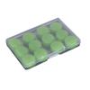 12Pcs Silicone Sleeping Ear Plugs Noise Reduction Anti Snore Sound Insulation Earplug Sleep Protection Reusable Plugs(Green) view 1