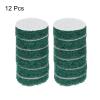 HARFINGTON 12pcs Scrubber Scouring Pads 180 Grits 2 Inch Drill Power Brush Hoop and Loop Surface Conditioning Disc Drill Scuffing Disc Scrub Pads for Home Kitchen Cleaning, Green view 3