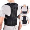 HONGFSM XS-5XL Plus Size Back Brace Adjustable Scoliosis Posture Corrector Adult Kids Upper & Lower Back Brace Teenager Hunchback Correction Belt Lumbar Support Posture Trainer(Large) view 2