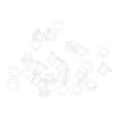 HAPINARY 2 Packs Glasses Nose Pads Set Eyeglass Pads for Glasses Plastic Convex Gaskets Fixing Screws for Material