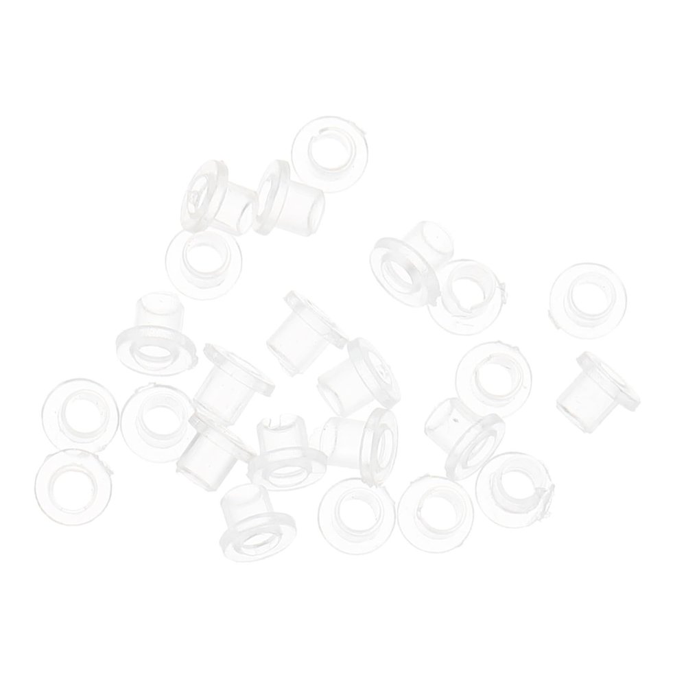 HAPINARY 2 Packs Glasses Nose Pads Set Eyeglass Pads for Glasses Plastic Convex Gaskets Fixing Screws for Material