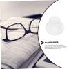 HAPINARY 2 Packs Glasses Nose Pads Set Eyeglass Pads for Glasses Plastic Convex Gaskets Fixing Screws for Material view 4