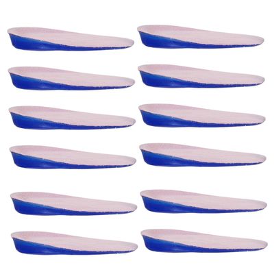 minkissy 6pairs U-Shaped Gel Heel Cups for Foot Care Lightweight Heel Cushions for Comfortable Support