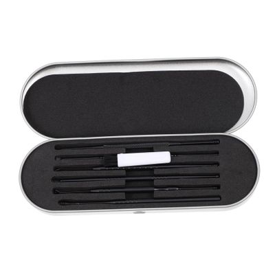 Anneome 1set Portable Earwax Removal Scoops Stainless Steel Ear Cleaning Kit for Ear Wax Removal Lightweight Design Storage Box for Personal Use and Travel