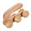 COLLBATH Wooden Massage Roller for Muscle Relief U-Shape Manual Massager with Rollers Portable Back Massager for Improved Circulation and Pain Reduction view 1