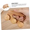 COLLBATH Wooden Massage Roller for Muscle Relief U-Shape Manual Massager with Rollers Portable Back Massager for Improved Circulation and Pain Reduction view 3