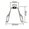 10 Pieces Metal Eyeglass Nose Pads Plastic Acetate Optical Frame Accessories 1109(with Black Nose pad) view 2