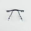 100 Pieces Glasses Nose Pad Arm Metal Frameless Optical Frame Nose Pad Bracket Glasses Accessories(Silver) view 1