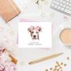 Cathy Wraps Personalized Note Cards with Envelopes, Custom Name Stationery Set for Dog Owners, 10 Folded Blank Thank You Cards for Everyday Use (Pitbull) view 2