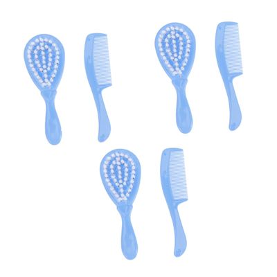 Abaodam 3sets Dandruff Comb Bath Essentials for Newborns Boy Girl Hair Brush Massage Brush Safe Gentle for Skin Cleaning