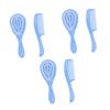 Abaodam 3sets Dandruff Comb Bath Essentials for Newborns Boy Girl Hair Brush Massage Brush Safe Gentle for Skin Cleaning view 1